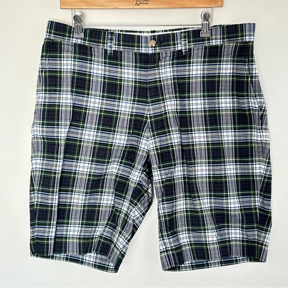 Polo Ralph Lauren Men's Classic Checkered Bermuda Shorts Size 35 Preppy *D71
